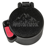 Butler Creek eye piece lens scope cover on a rifle scope